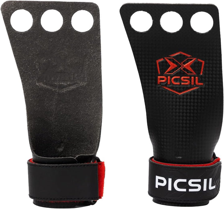 PICSIL RX Hand Grips – Profi‑Griffpolster aus Carbonfaser in Profi‑Qualität, Chalk‑kompatibel & Hand