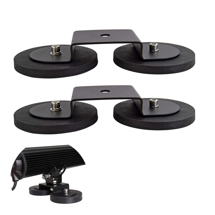 RIGIDON 2 Pcs led arbeitsscheinwerfer led lichtleiste halterung, Universal Magnetische Pkw-Dachhalte