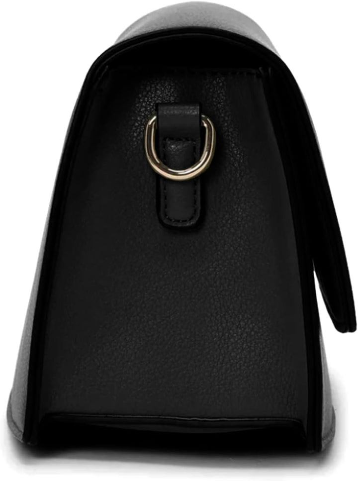 L.CREDI Lauretta Umhängetasche 22 cm Schwarz, Schwarz