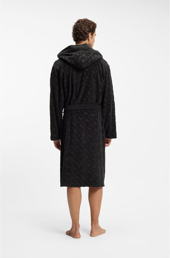 BOSS Herren Fashion Robe Dressing_Gown L Black1, L Black1