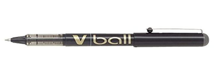 Pilot V-Ball Tintenroller (Flüssigtinte, Spitze 0,7 mm) 12 Stück schwarz
