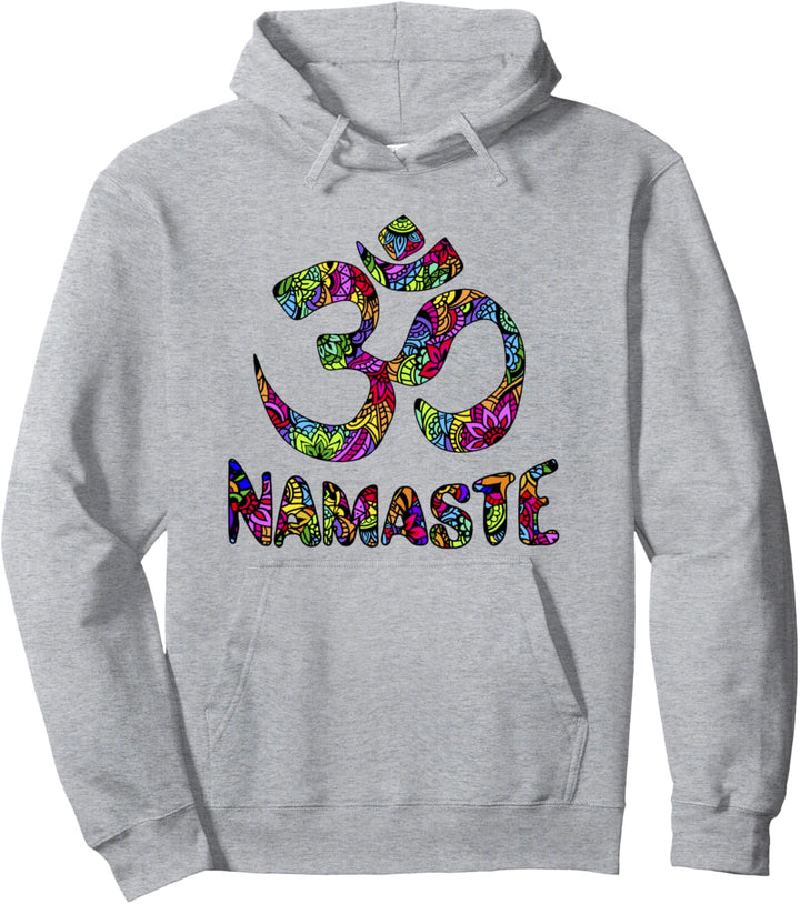 Namaste Meditation Buddhismus Om Graphic Aum Yoga Zen Design Pullover Hoodie