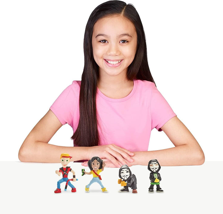 Spy Ninjas 4er-Pack für Kinder ab 6 Jahren (PZ2/CAD/Regina/PZ Squire) (41130CO) Einzelbett, Einzelbe