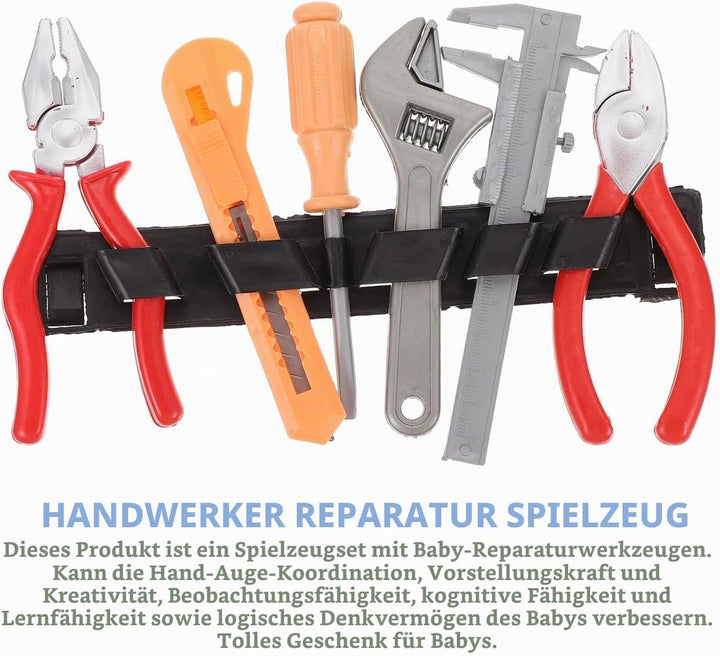 Kinder Werkzeug Set Werkzeugspielzeug Reparieren Handwerker-Reparaturspielzeug Für Rollenspiel 2 Set