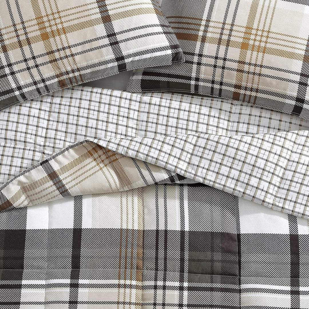 Eddie Bauer | Normandy-Kollektion | Bettwäsche-Set – weich und gemütlich, wendbar, Polyester, Grau,