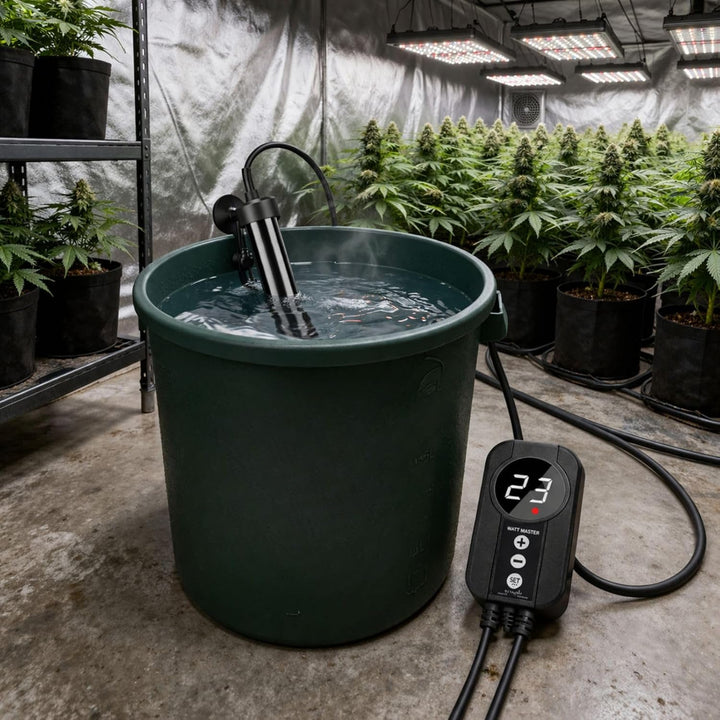 Weedness Grow Heizstab mit Anzeige 200 Watt – Grow-Box Aquarium Heizstab regelbar wasserdicht Wasser