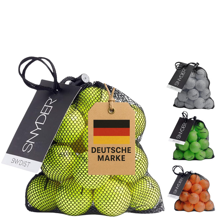 SNYDER - SNY DIST Premium Golfbälle | 20 Stück im Ballnetz | Ideal für: Maximale Ballgeschwindigkeit