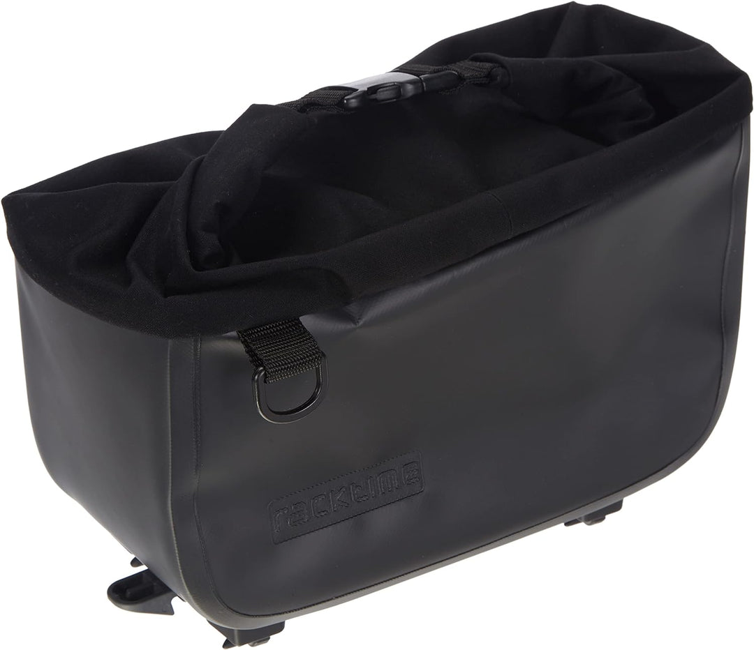 Racktime Unisex – Erwachsene Yves Wd Gepäckträgertasche, schwarz, Einheitsgrösse Single, Single