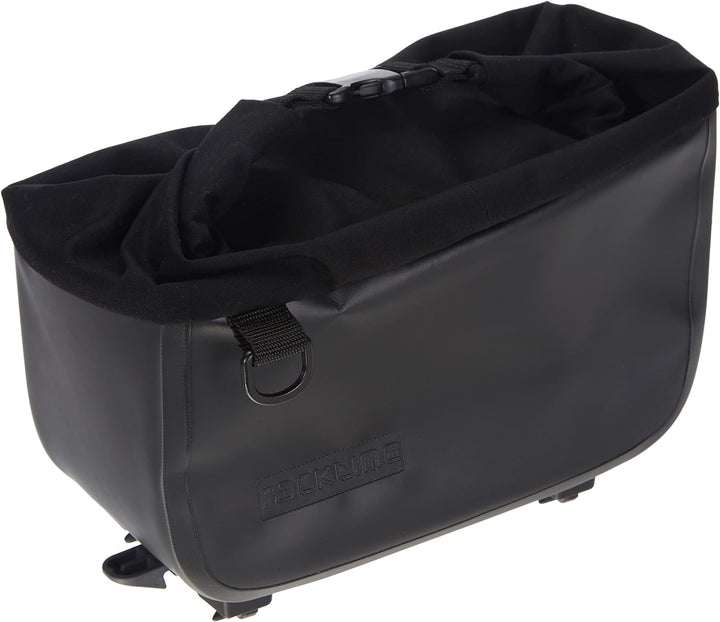 Racktime Unisex – Erwachsene Yves Wd Gepäckträgertasche, schwarz, Einheitsgrösse Single, Single