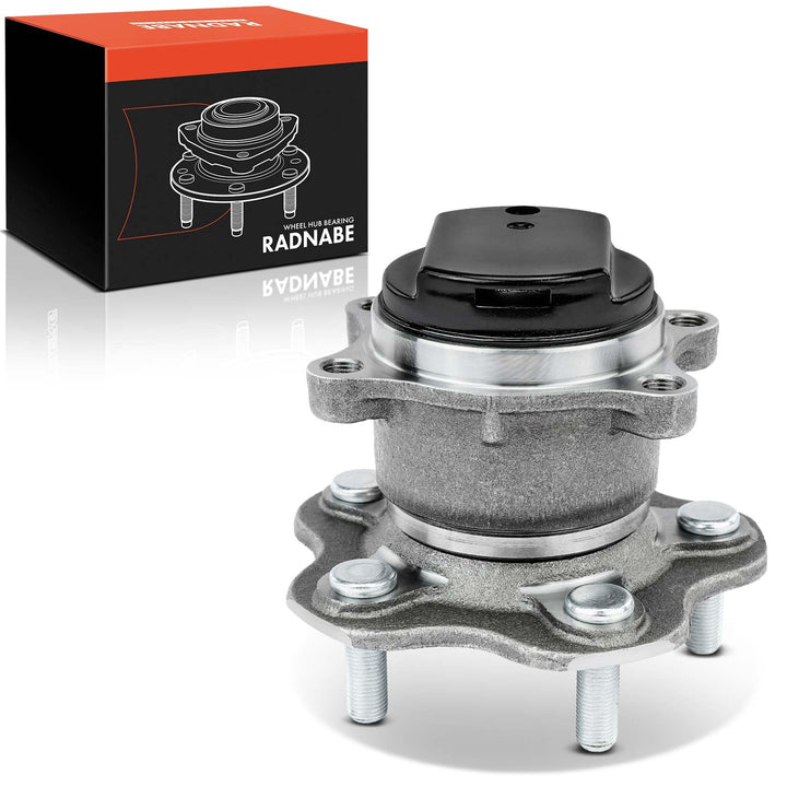 Frankberg 1x Radnabe Radlagersatz Hinterachse Kompatibel mit Qashqai +2 I J10 JJ10E NJ10 1.5L-2.0L 2