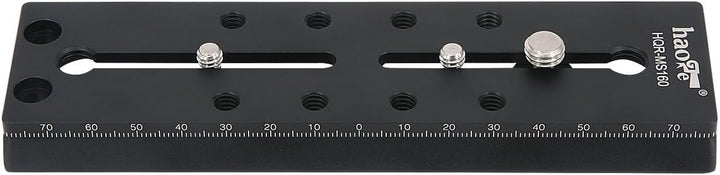 Haoge HQR-MS160 Schnellwechselplatte für Manfrotto MVH500AH MVH500A MVH502AH MVH502A 501HDV 503HDV 5