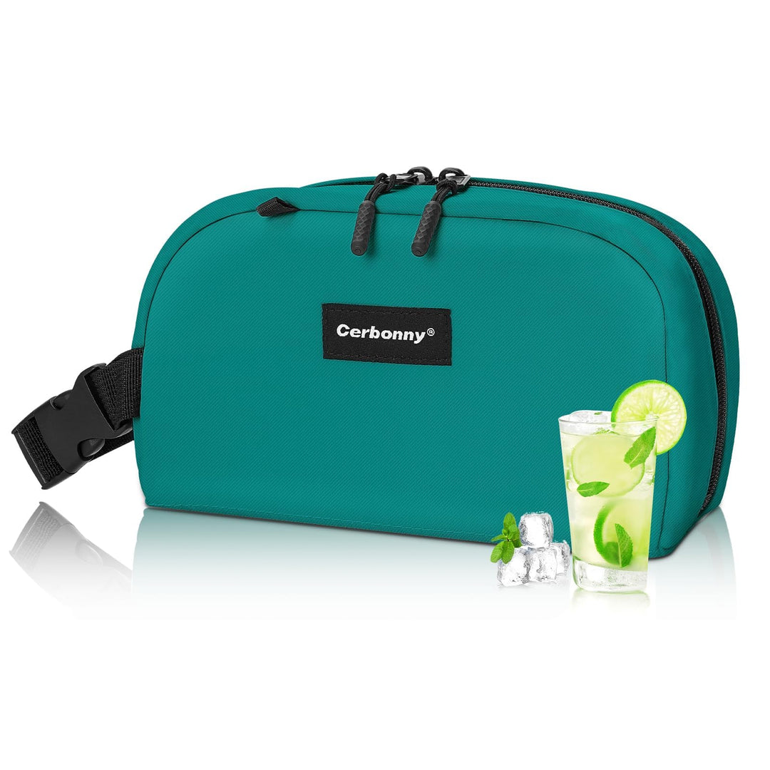 Cerbonny Gefrierbare Lunchtasche, gefrierbare Snack-Tasche, Mini-Kühltasche für Reisen/Arbeit/Schule