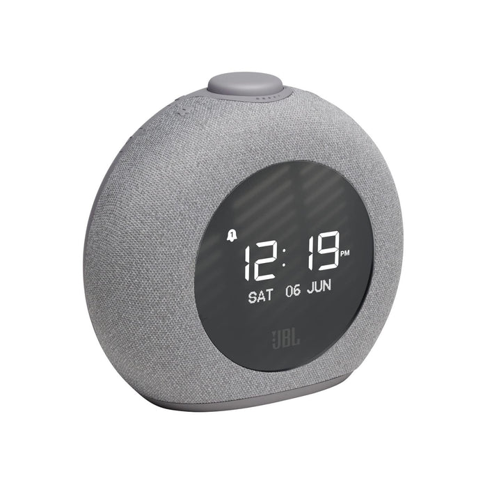 JBL Horizon 2 Radiowecker in Grau – Dual Wecksystem über Bluetooth, DAB+ und UKW Radio – LED Nachtli
