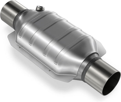 BLUETECH® 200 Zellen UNIVERSALL FLACH Sport Renn Katalysator Euro 4 Norm Metall 101mm 103R. ID Ansch