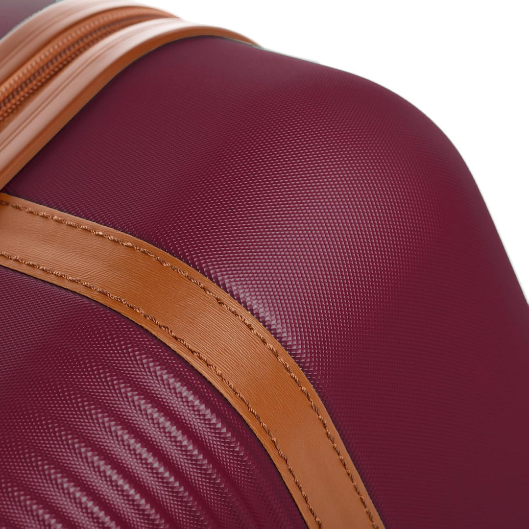 FERGÉ Handgepäck-Koffer Hartschale Milano Bordgepäck Rollkoffer 55 cm Reisekoffer Kabinen-Trolley 4