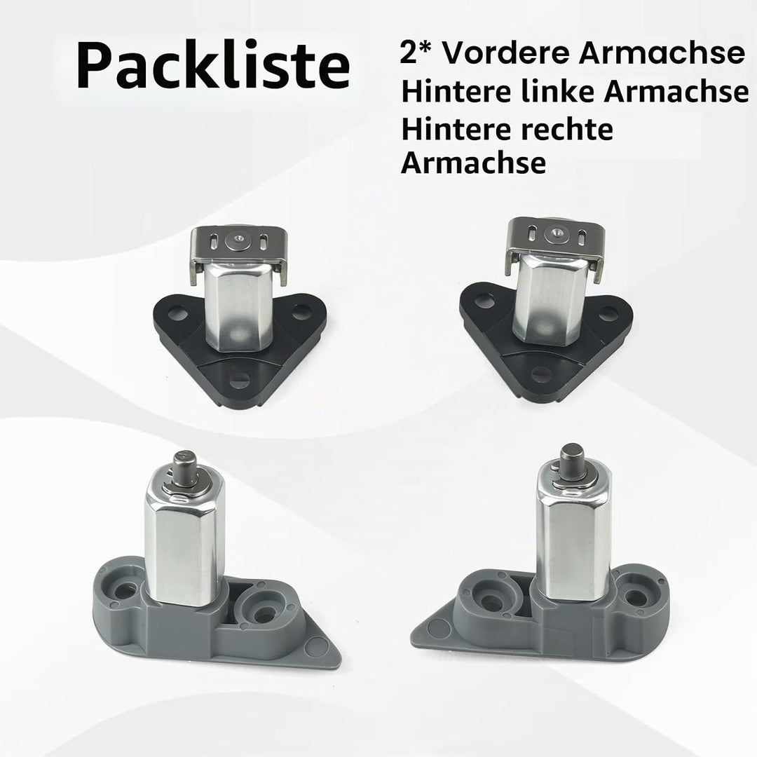 JOYSOG 4 Stück Mini 5 Pro Arm Achse für DJI Mini 5 Pro Drohne vorne/hinten links rechts Arm Scharnie