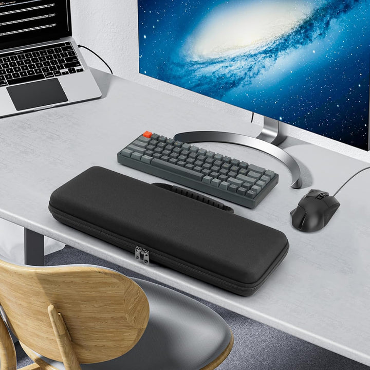 Linkidea Hartschalen-Reise-Tastatur-Hülle für kompakte 60 % Tastatur und Maus, 61 Tasten, schützende