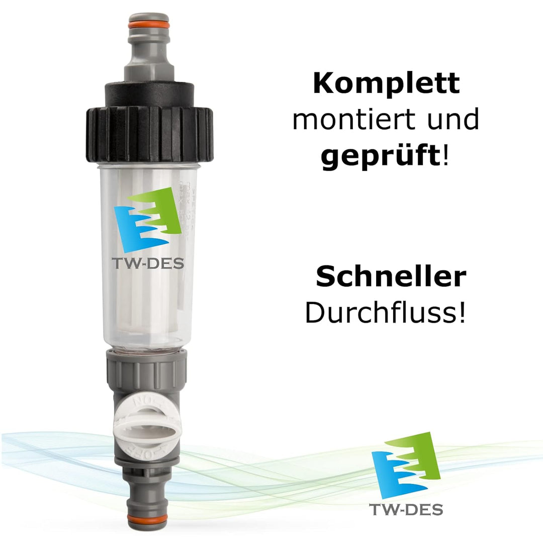 TW-DES Original Befüllfilter "ECONOMY" für Wohnmobil Caravan Wohnwagen Boot
