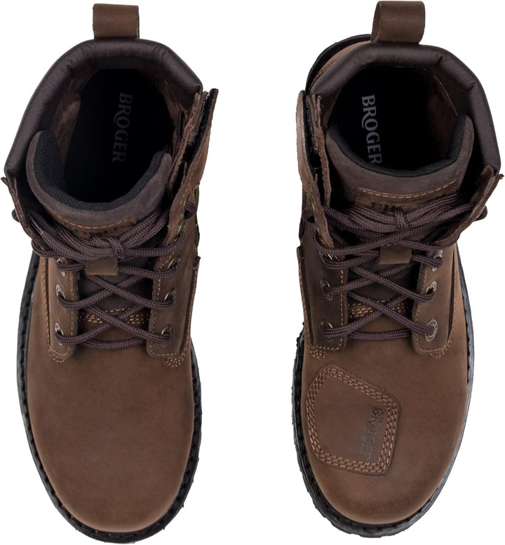 BROGER Alaska II Motorradstiefel Unisex | Rindsleder | SAS-TEC Knöchelprotektoren | Verstärkte Ferse