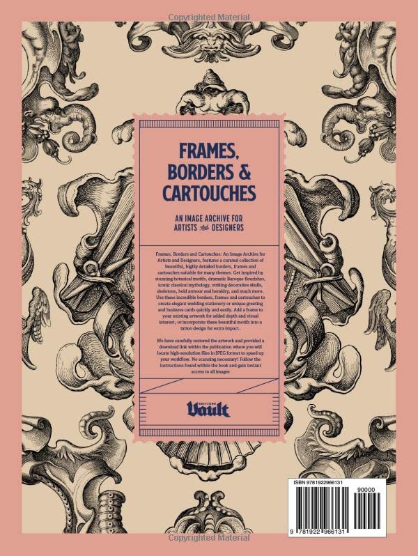 Frames, Borders & Cartouches: An Image Archive for Artists and Designers (Image Archive Series by Va