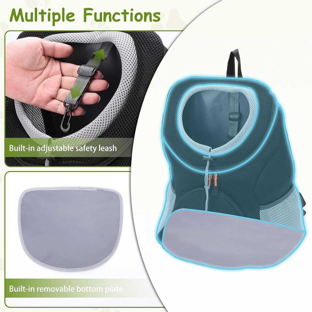 Hundetransportrucksack, Hundevorderrucksack, Haustiertransportrucksack, Fronttragerucksack, belüftet