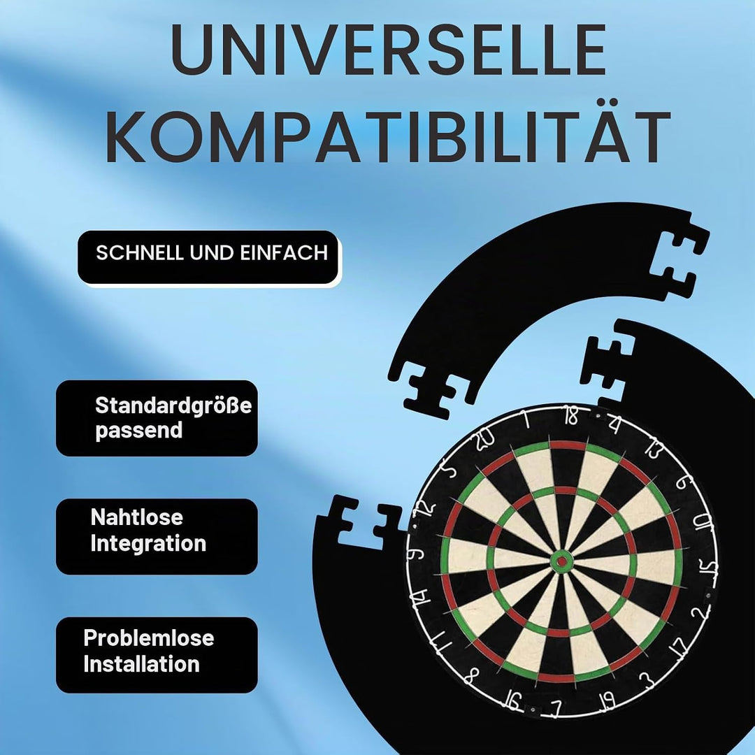 Dart Schutzring – Dartboard Surround für Ø 45 cm Dartscheibe – Dartscheibe Rundum Schutz &amp; Dartwand