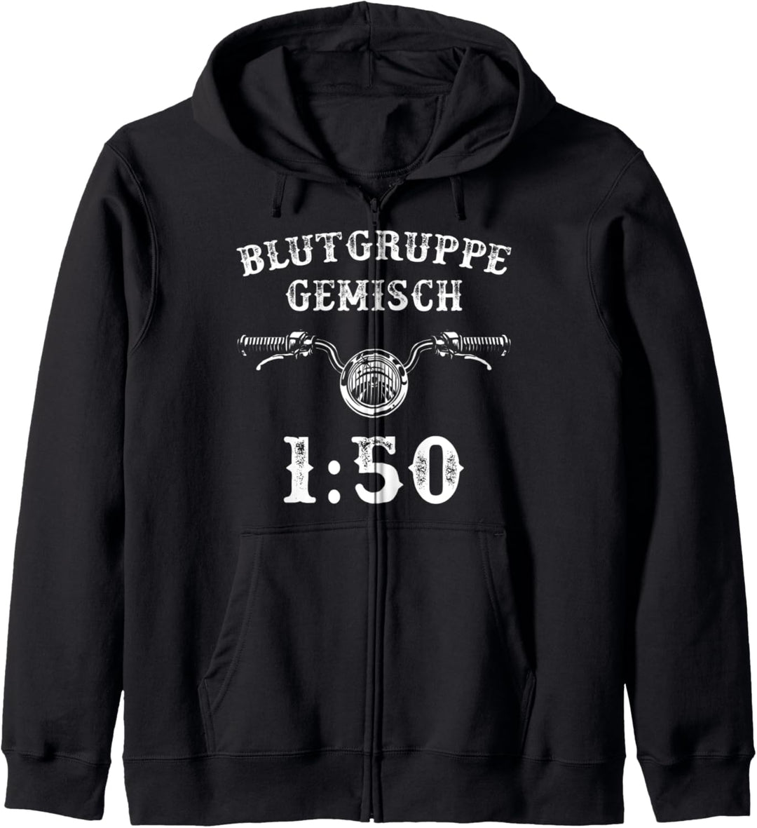 Moped Bezin Öl Gemisch Tuning DDR Zweitakt Kapuzenjacke
