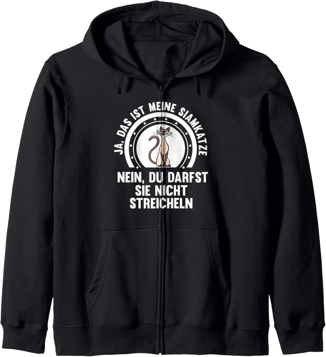 Siamkatze Katze Kapuzenjacke