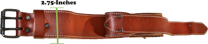 CLC Custom Leathercraft 21448 Pro Framer's Combo System Werkzeuggürtel, 15 Taschen, Braun, 4-teilig