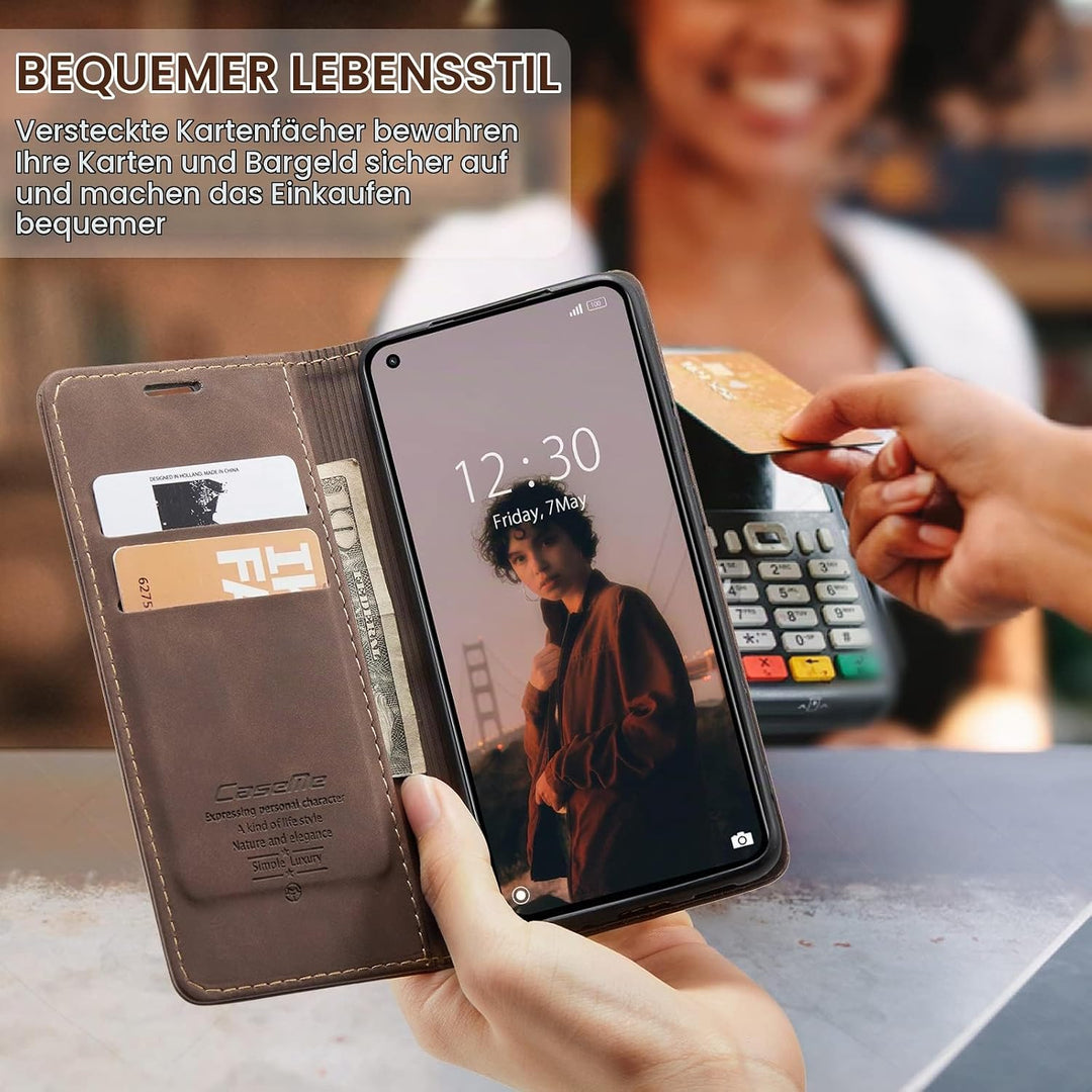 Handyhülle für Xiaomi Mi 11 Lite 4G / 5G / NE Hülle, Klapphülle Premium Lederhülle Klappbar Flip Cas