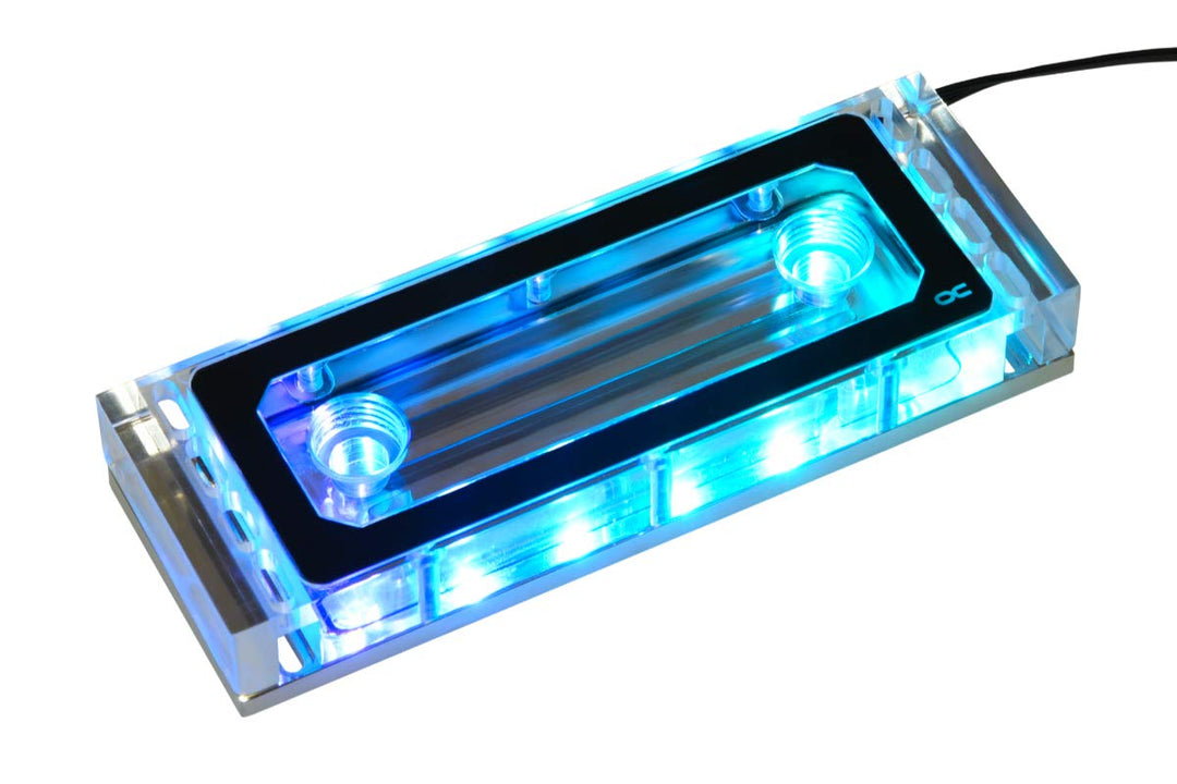 Alphacool 17467 Aurora Plexi X4 D-RAM Wasserkühler Wasserkühlung HDD/RAM - Kühler