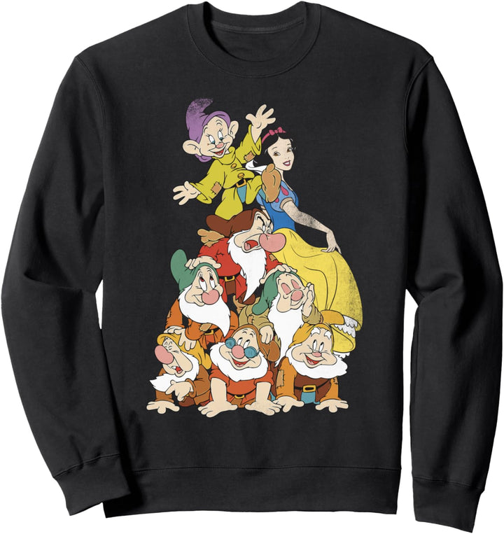Disney Snow White Dwarf Squad Pyramid Sweatshirt