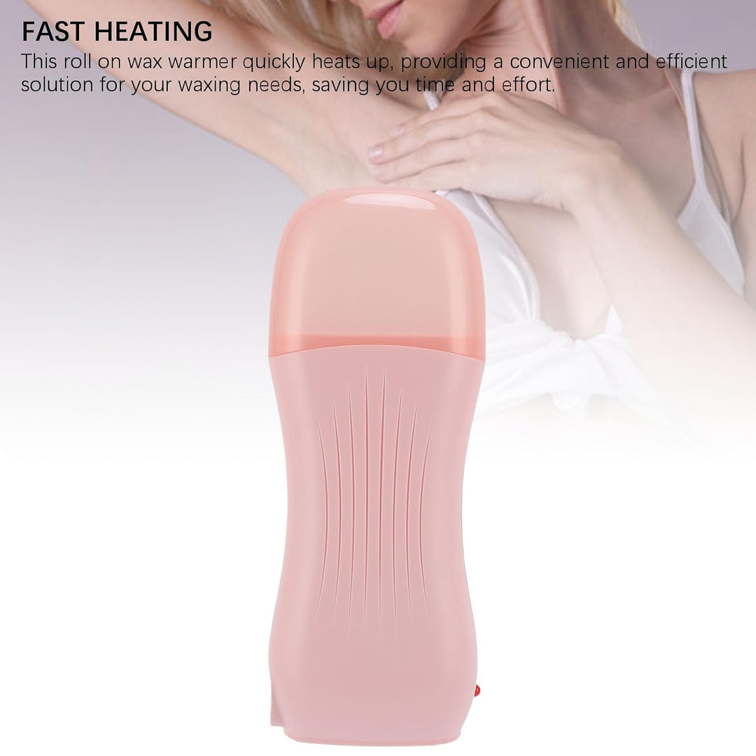 BRRNOO Roll-Wachs-Maschine, Roll-on-Enthaarungsheizung, 40 W, Gleichmässige Erwärmung, Haarentfernun