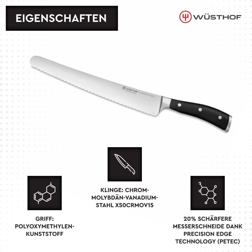 WÜSTHOF Classic Ikon Super Slicer 26 cm