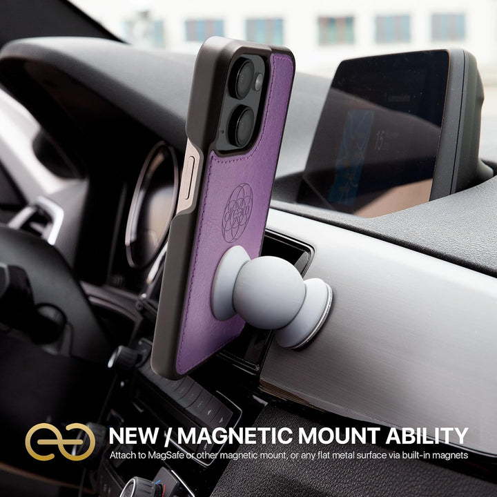 Dreem Fibonacci iPhone 14 Plus Brieftaschen-Etui / 2-in-1 stossfestes Etui und abnehmbares Folio aus