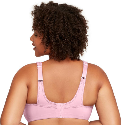 Glamorise Damen Bustier BH mit Perfektem Halt Sports Bra, Undurchsichtige 75C Perfekt Pink, 75C Perf