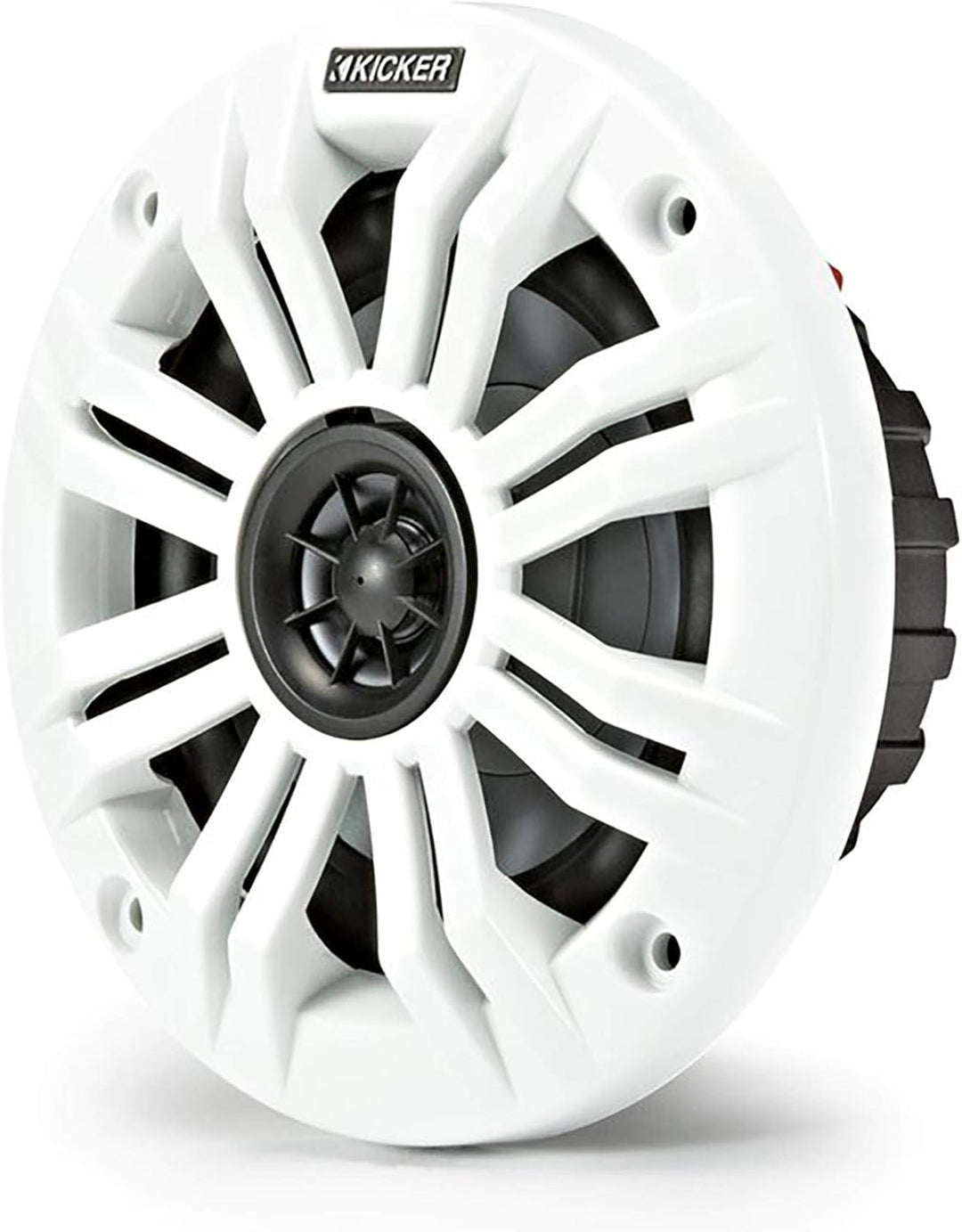 Kicker Marine Lautsprecherset 10,2 cm KA45KM44 für Boot, Tower, Wakeboarding weiss, weiss