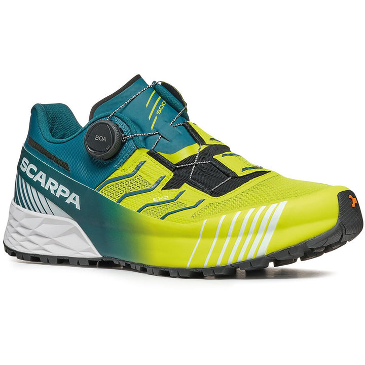 Scarpa Herren Ribelle Run Kalibra HT Schuhe Trailrunningschuhe 43.5 EU Limettengrüne Tiefe Lagune, 4