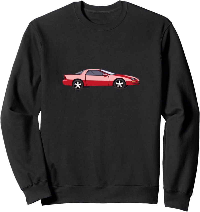 Roter Sportwagen Sweatshirt