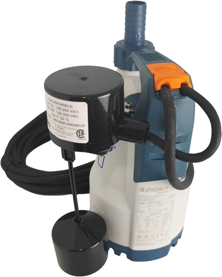 Hebepumpe Pedrollo Top 220 V, 1 g, Regenwasser, vertikal, 9,6 m³/h, 0,25 kw