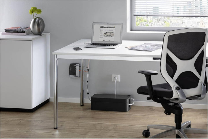 Durable Kabelbox Cavoline Box L (für 5-fach Steckdosenleiste, mit Gummifüssen, 406 x 139 x 156 mm (B