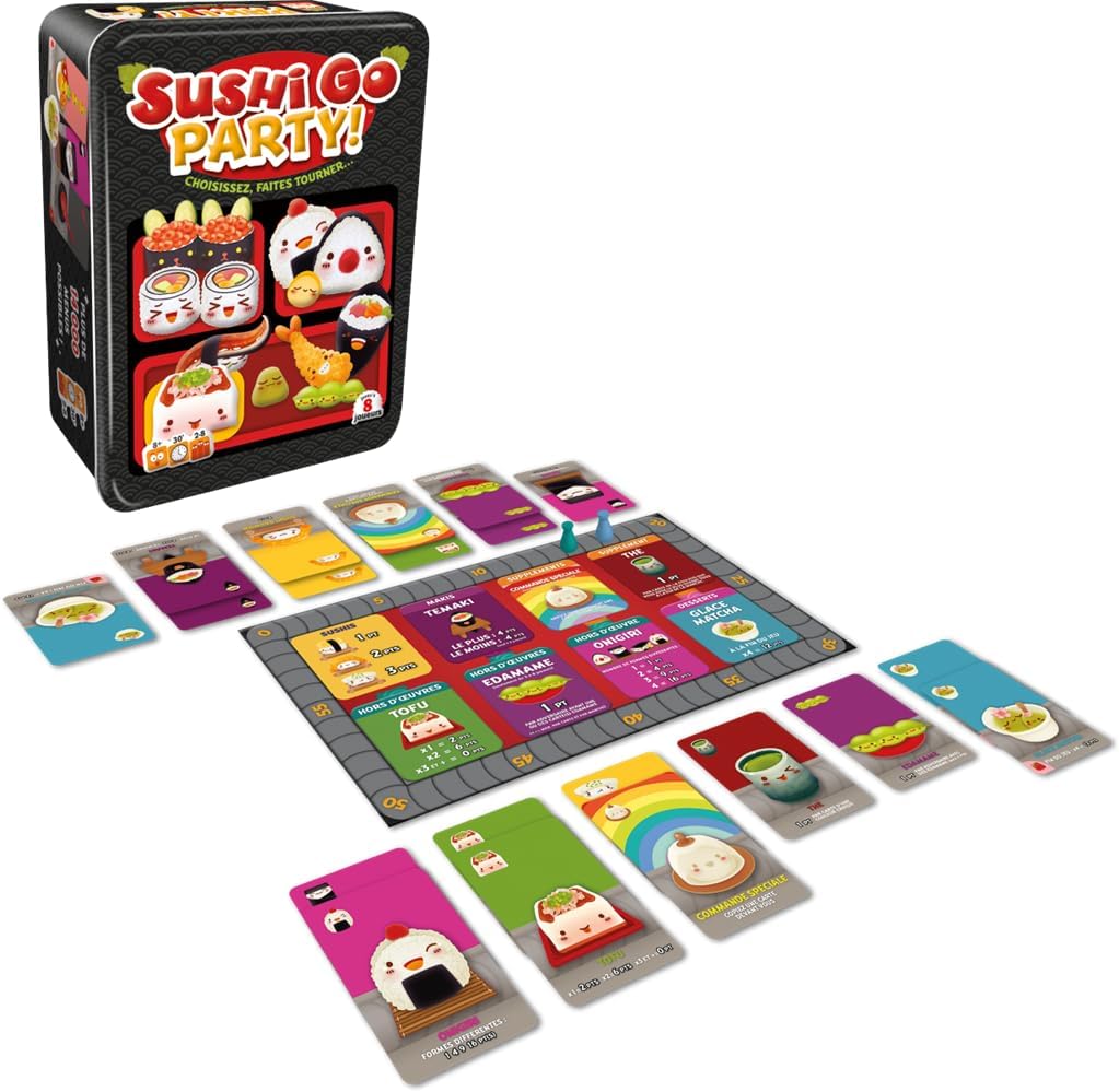 Asmodee Jeu - Sushi Go Party !
