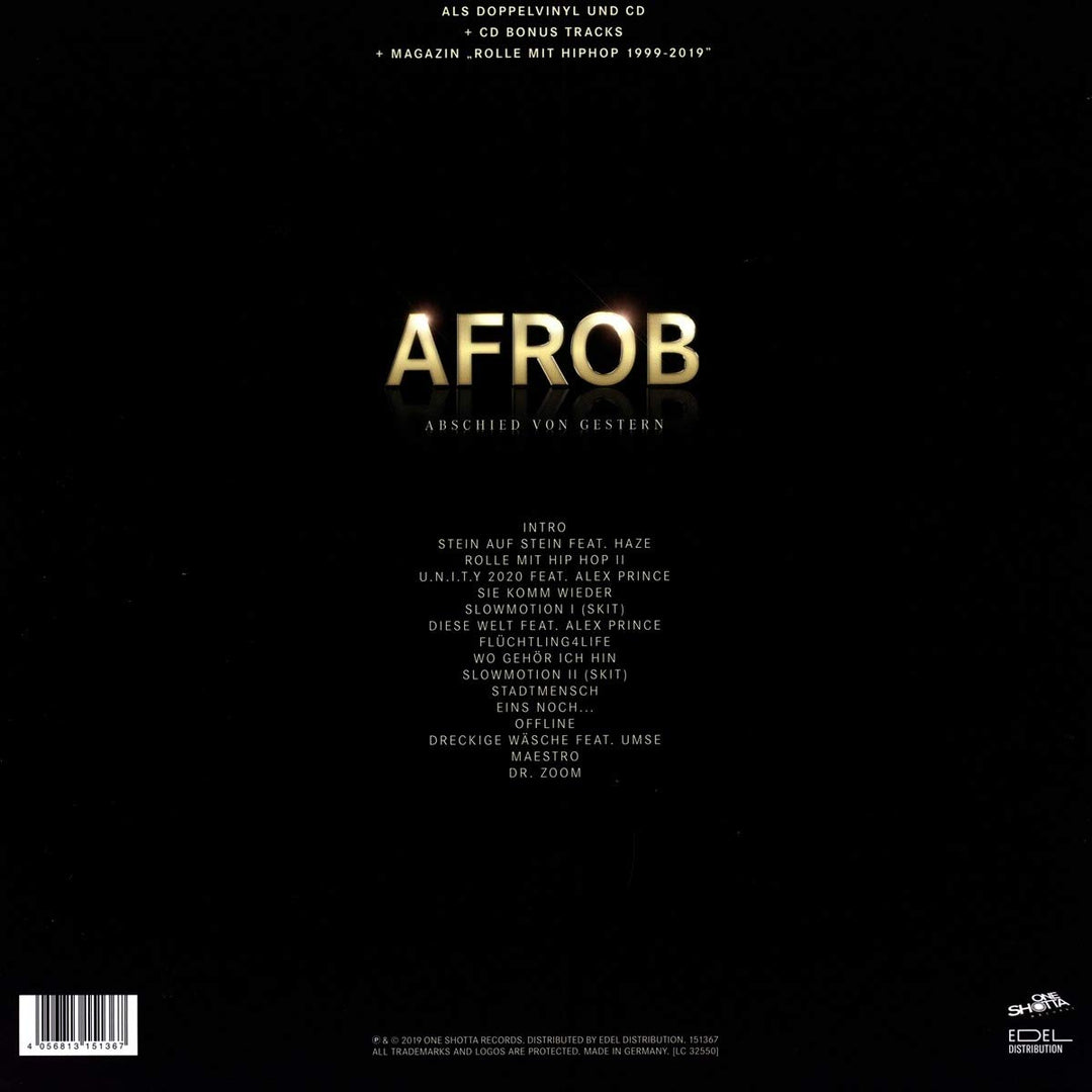 Abschied Von Gestern, Box-Set, CD, Doppel-LP, Vinyl