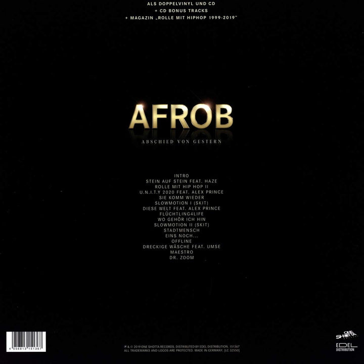 Abschied Von Gestern, Box-Set, CD, Doppel-LP, Vinyl