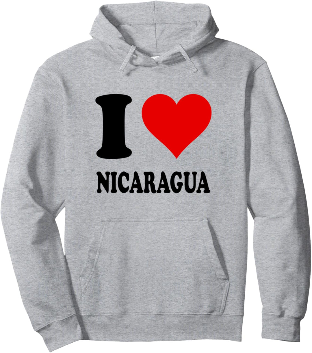 Ich Liebe Nicaragua Pullover Hoodie