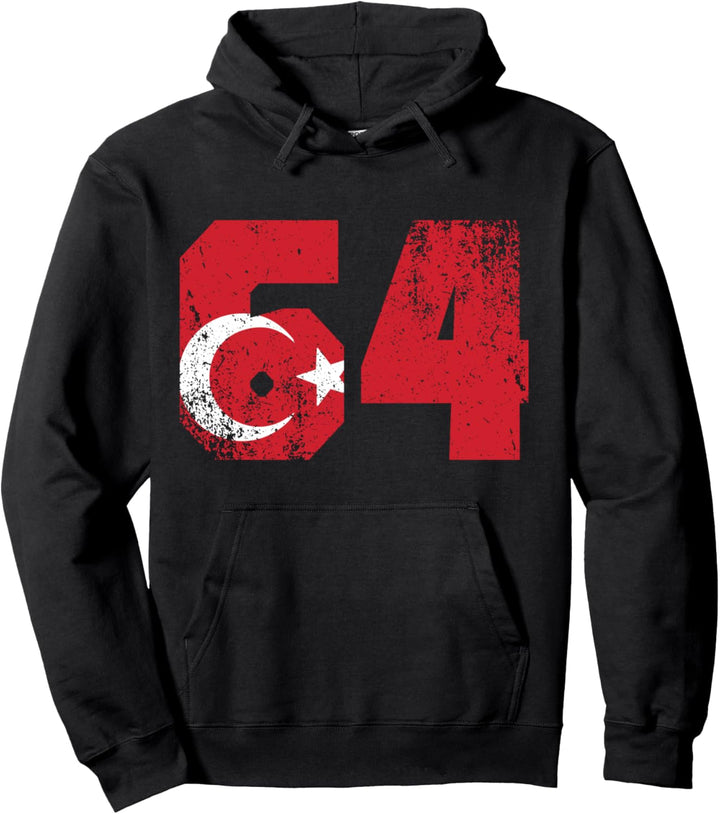 Usak 64 Memleket Türkei Fahne Geschenkidee Pullover Hoodie