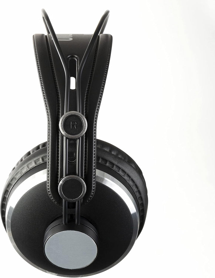 Fame Audio K 600 Studio, Geschlossene Studio Kopfhörer, Schwarz, Dynamischer Sound, Leichtes Gewicht