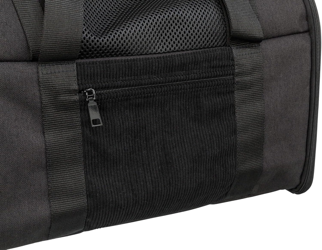 Trixie 2882 Rucksack Connor, 42 × 29 × 21 cm, schwarz/grau, schwarz/grau