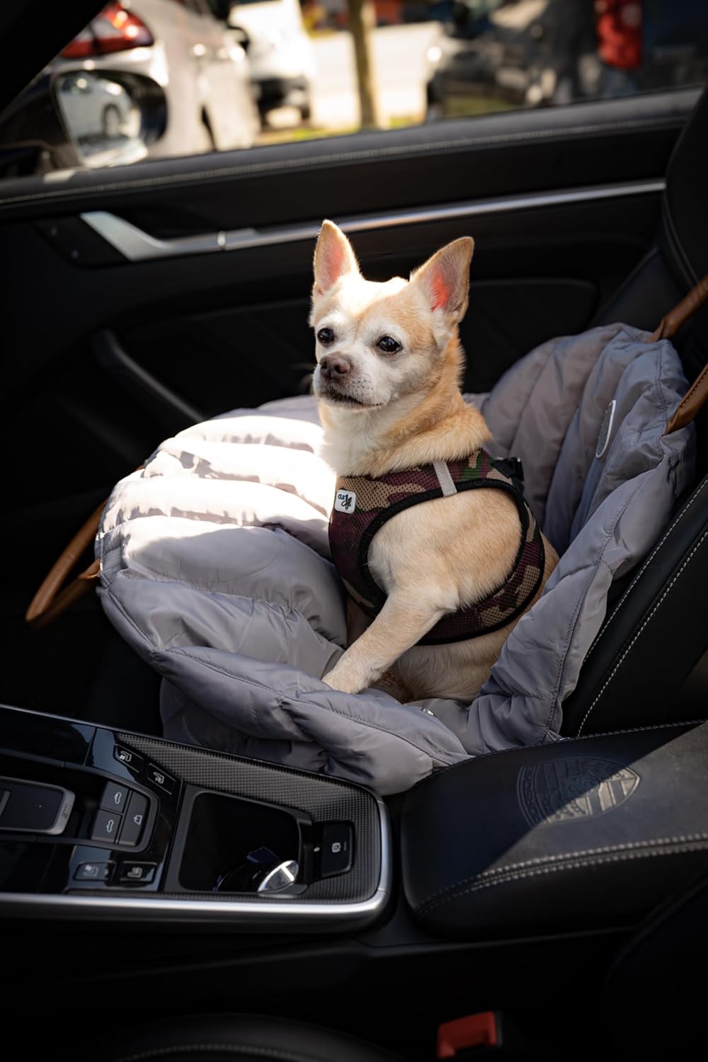 Flying Dog Baily Hundereisetasche Hundetasche mit Memory-Matratze, Autositz, Pet Seat, Stil und Gemü