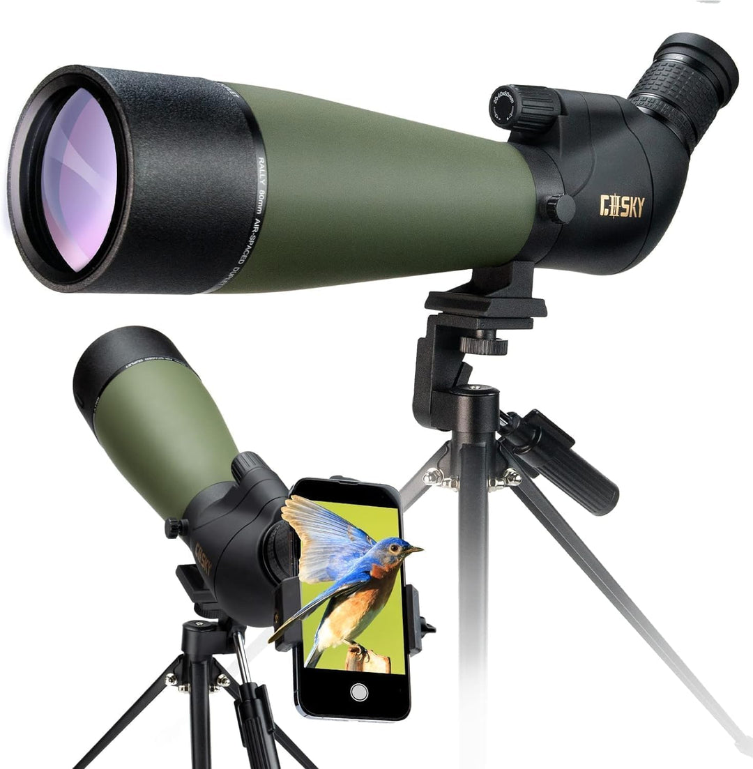 Gosky Aktualisiertes neuestes Spektiv - BAK4 Abgewinkeltes Spektiv für das Schiessen von Zielen Jagd